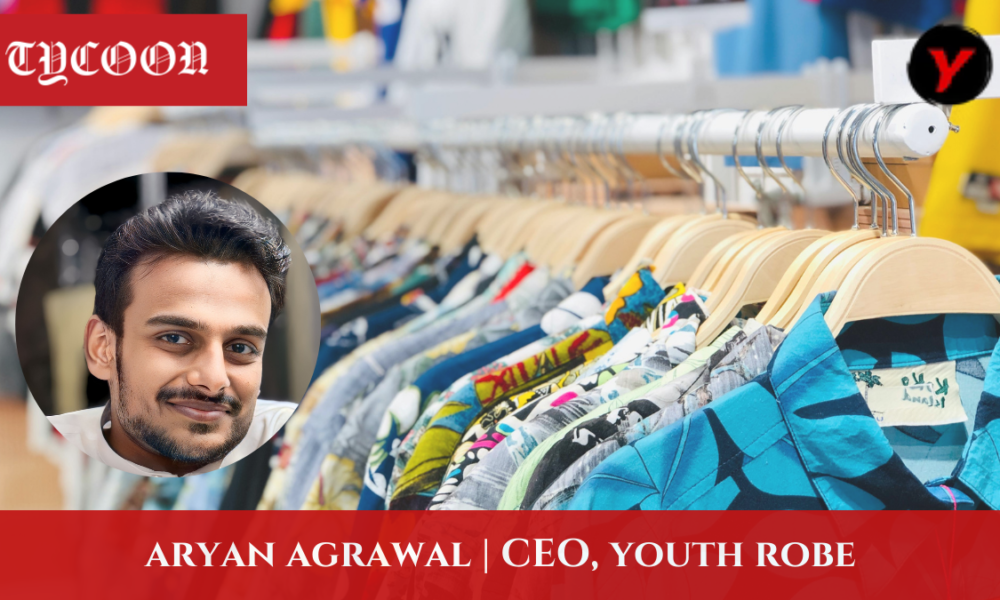 Aryan Agrawal, founder of Youth Robe, sustainable fashion brand