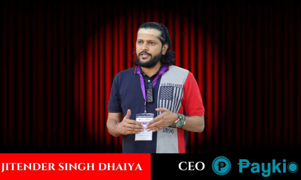 Jitender Singh Dahiya, CEO of Paykio, discussing cross-border payment solutions.